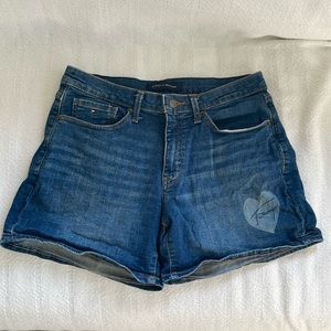 Tommy Hilfiger high waisted jean shorts